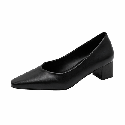 OrthoCare Square Toe Mid-Heel Shoes - Comfort Fit