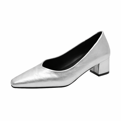 OrthoCare Square Toe Mid-Heel Shoes - Comfort Fit