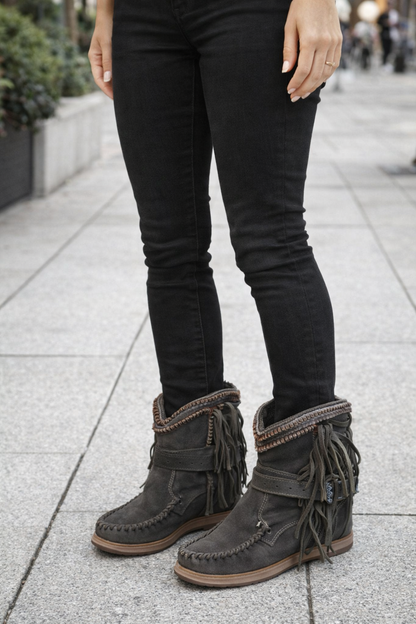 OrthoCare Tassel Ankle Boots – Premium Comfort