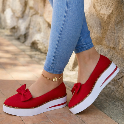 OrthoCare Women’s Shoes - Bow & Breathable Design