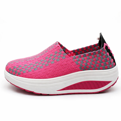 OrthoCare Woven Rocking Shoes - Breathable Platform