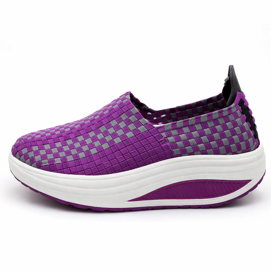 OrthoCare Woven Rocking Shoes - Breathable Platform