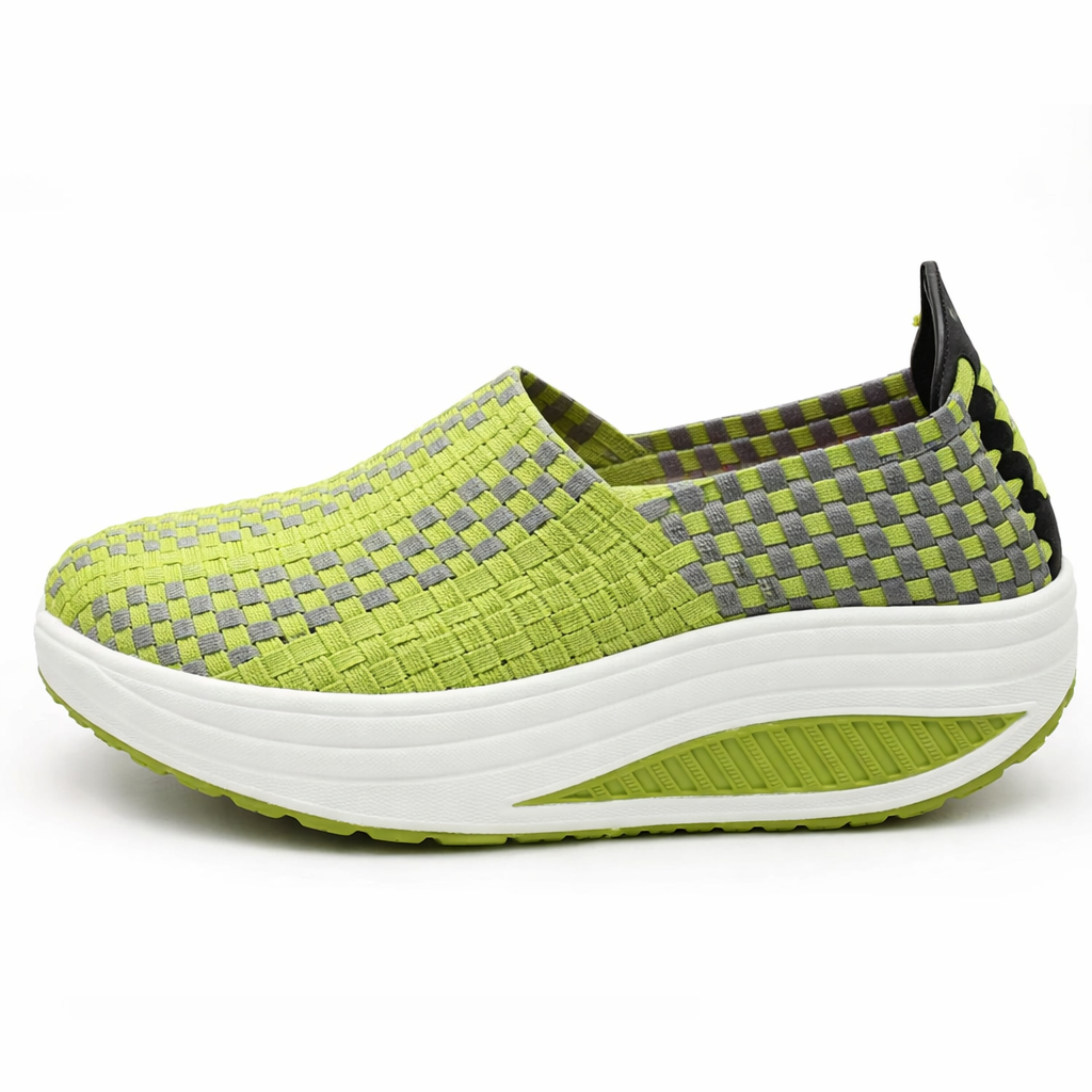OrthoCare Woven Rocking Shoes - Breathable Platform