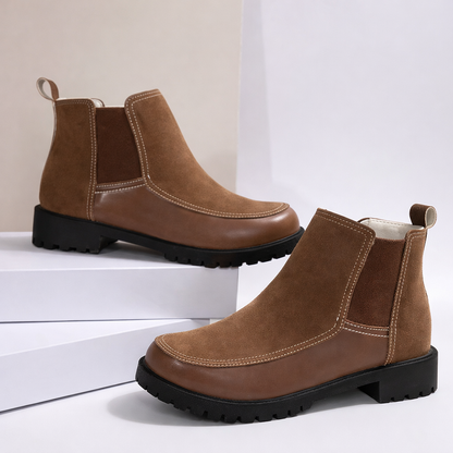 OrthoCare Platform Ankle Boots - Supportive Comfort