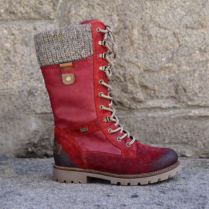 OrthoCare Wool Boots - Low Heel, Side Zip Comfort