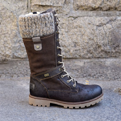 OrthoCare Wool Boots - Low Heel, Side Zip Comfort