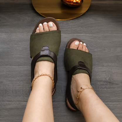 Brunella | Women’s Orthopedic Minimalist Buckle Strap Comfort Sandals