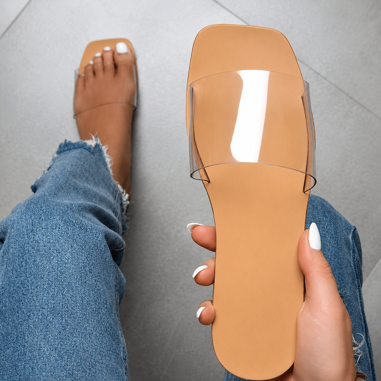 Dafne | Women’s Orthopedic Quilted Comfort Slide Sandals