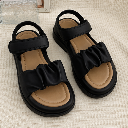 Rowena | Women’s Orthopedic Ruffle Strap Platform Sandals