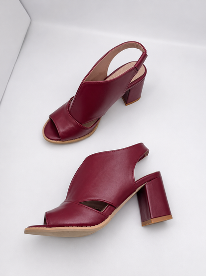 Thalassa | Women’s Orthopedic Peep Toe Block Heel Sandals