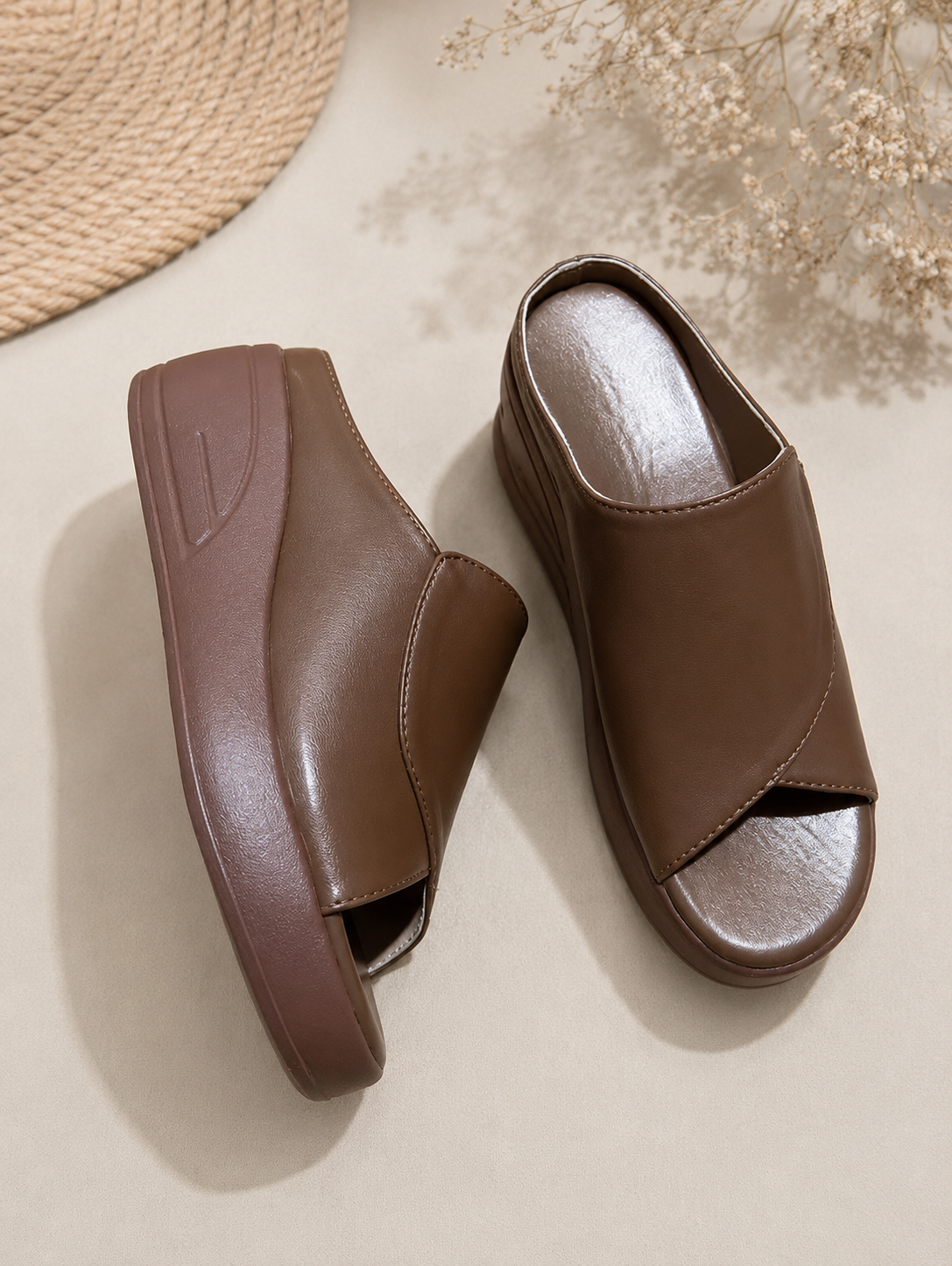Talyssa | Women’s Orthopedic Platform Wedge Slide Sandals