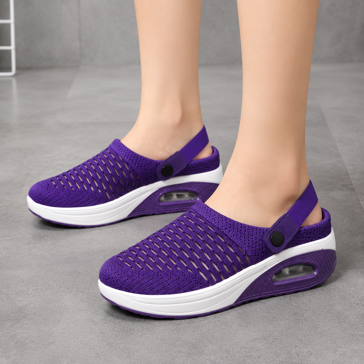 Velina | Women’s Orthopedic Breathable Mesh Walking Clogs