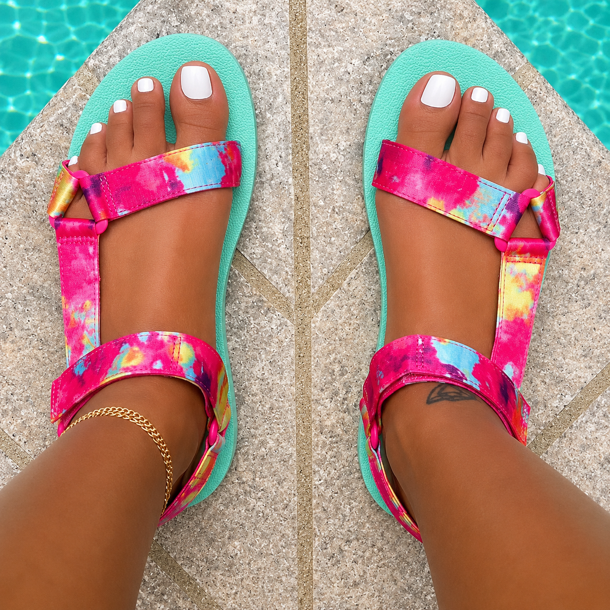 Araminta | Women’s Orthopedic Waterproof Double Strap Sport Sandals