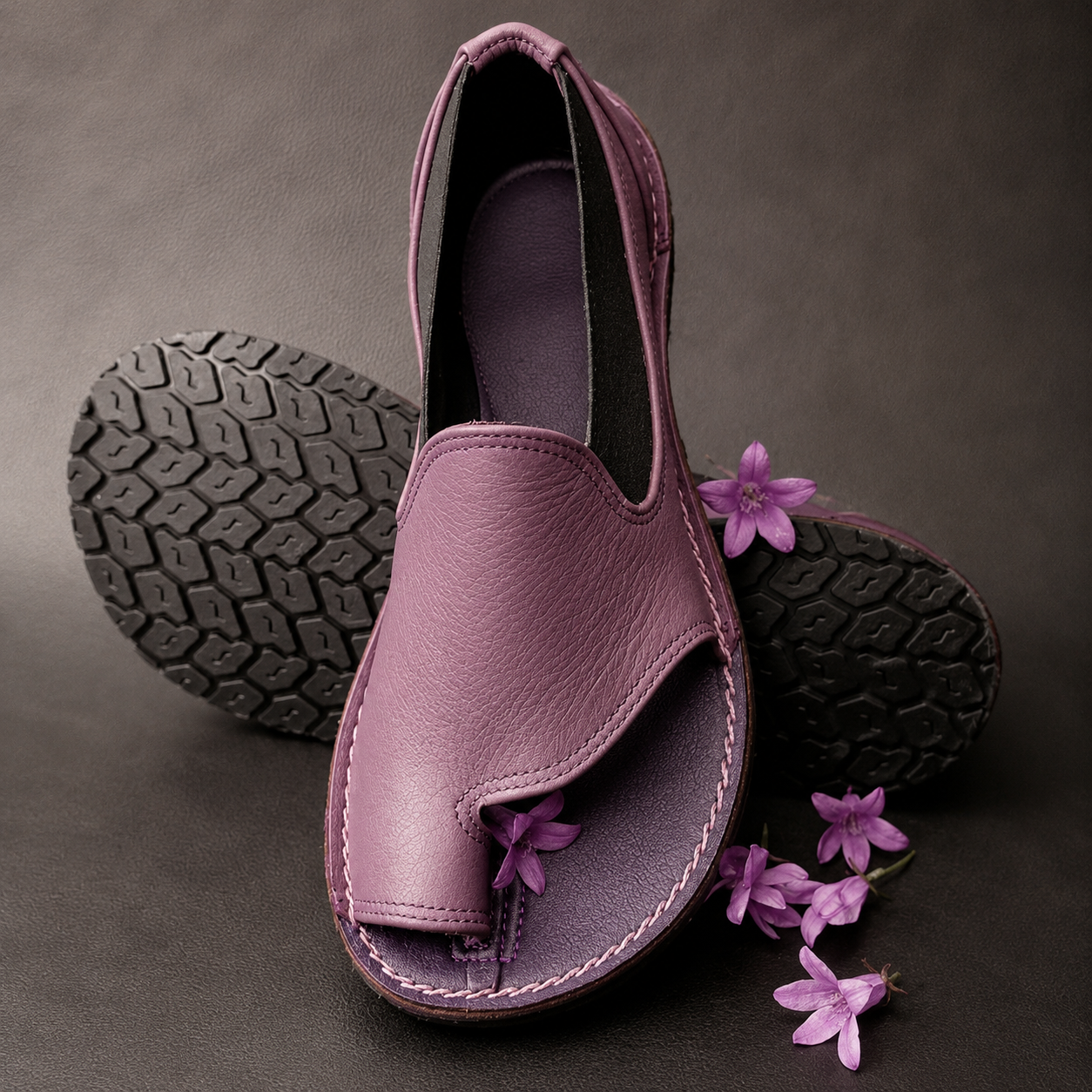 Priscilla | Women’s Orthopedic Peep Toe Comfort Flats