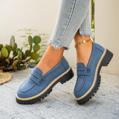 Blaithin | Women’s Orthopedic Chunky Sole Loafer Shoes