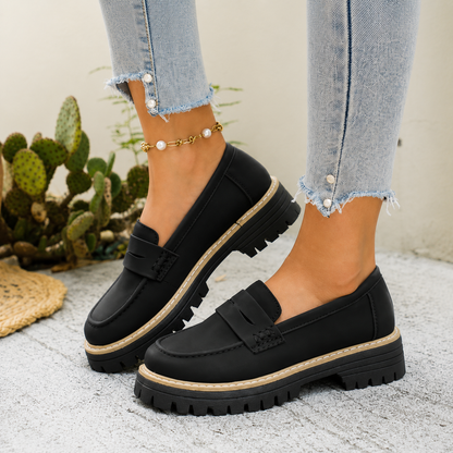 Blaithin | Women’s Orthopedic Chunky Sole Loafer Shoes
