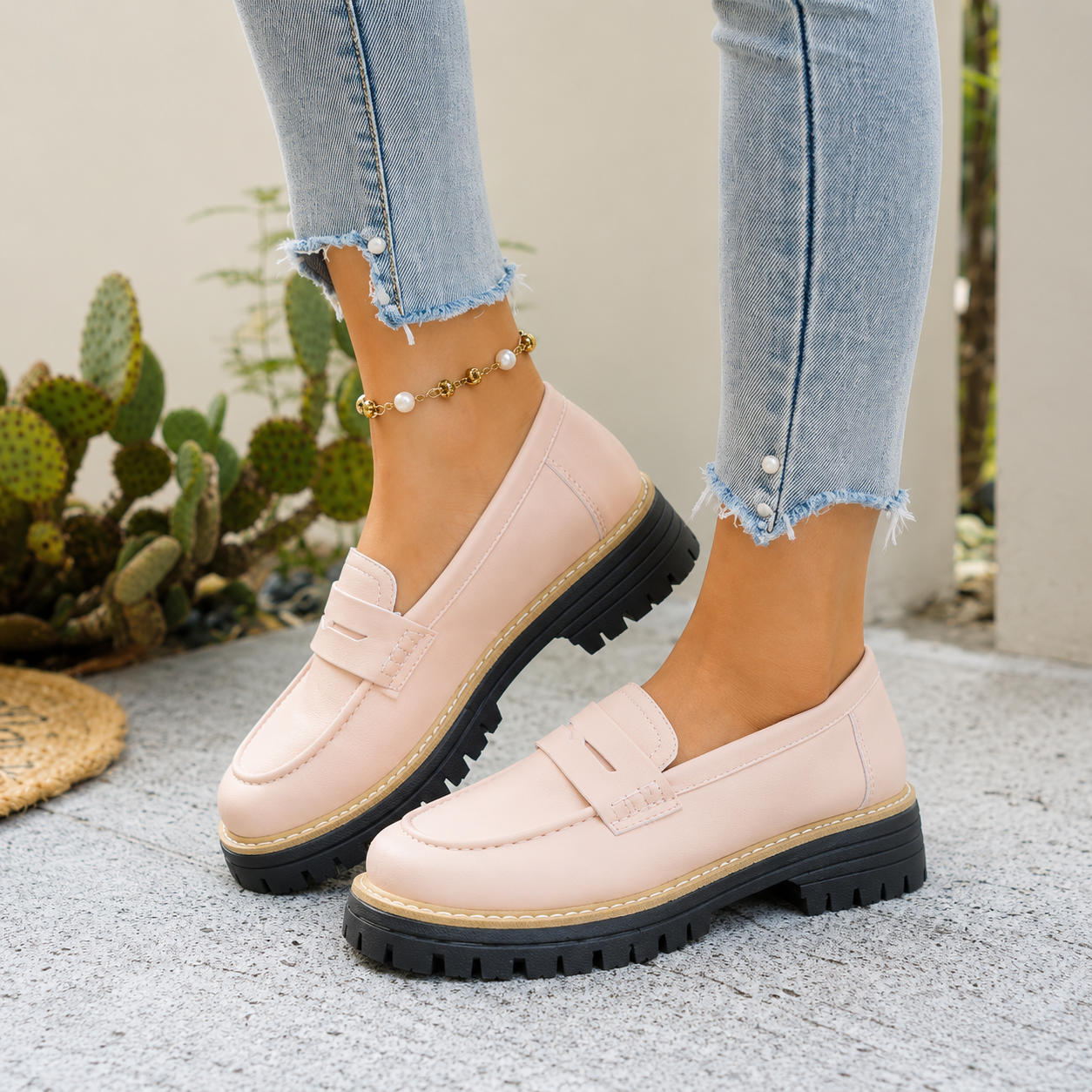 Blaithin | Women’s Orthopedic Chunky Sole Loafer Shoes