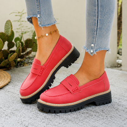 Blaithin | Women’s Orthopedic Chunky Sole Loafer Shoes