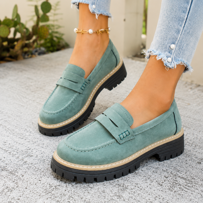 Blaithin | Women’s Orthopedic Chunky Sole Loafer Shoes