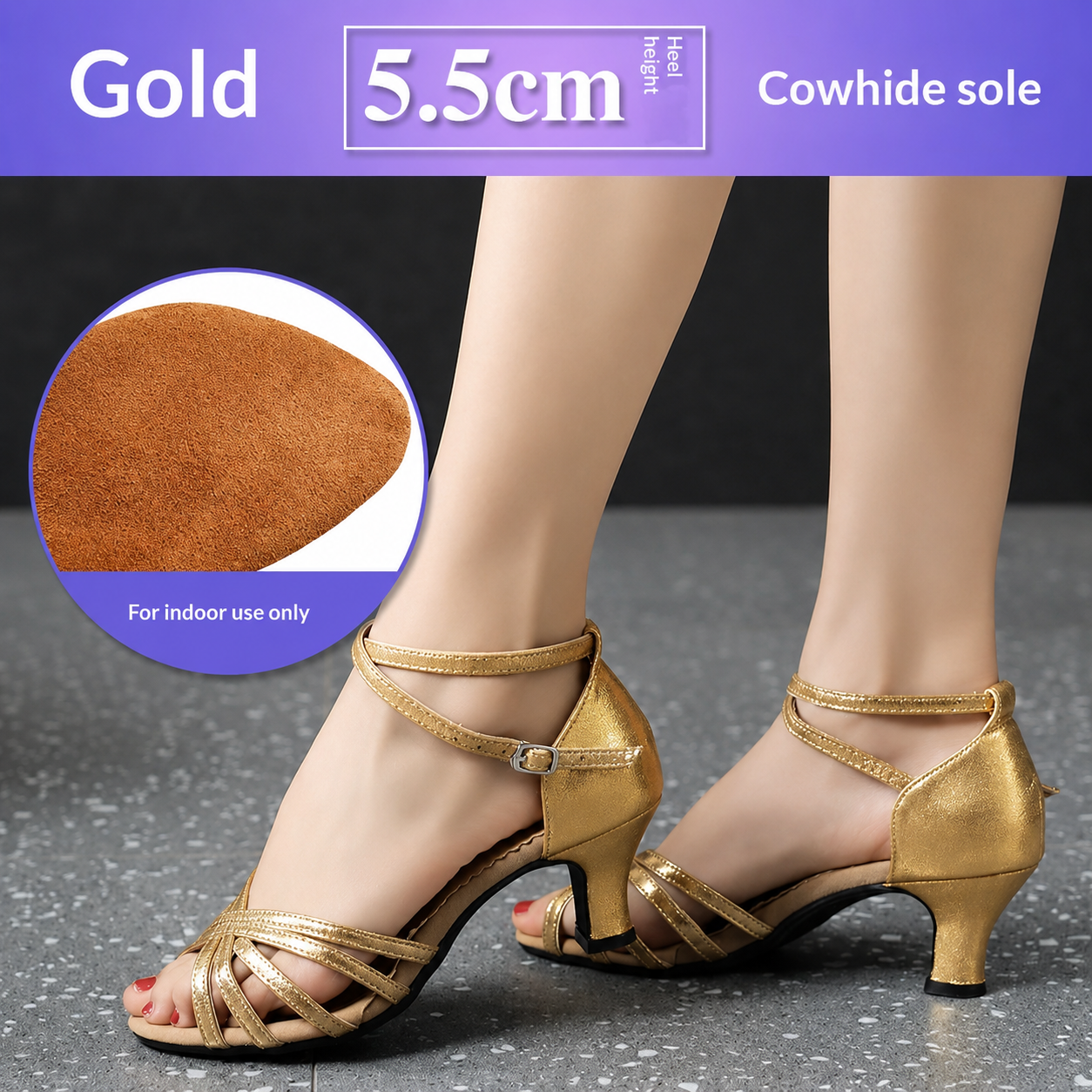 Faline | Women’s Orthopedic Strappy Kitten Heel Sandals
