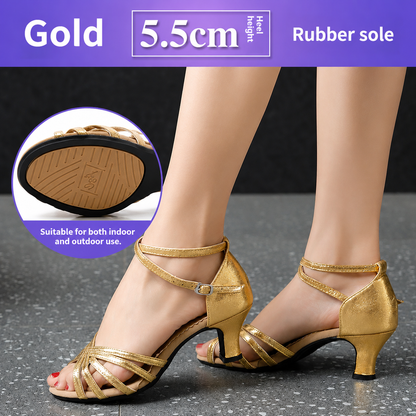 Faline | Women’s Orthopedic Strappy Kitten Heel Sandals