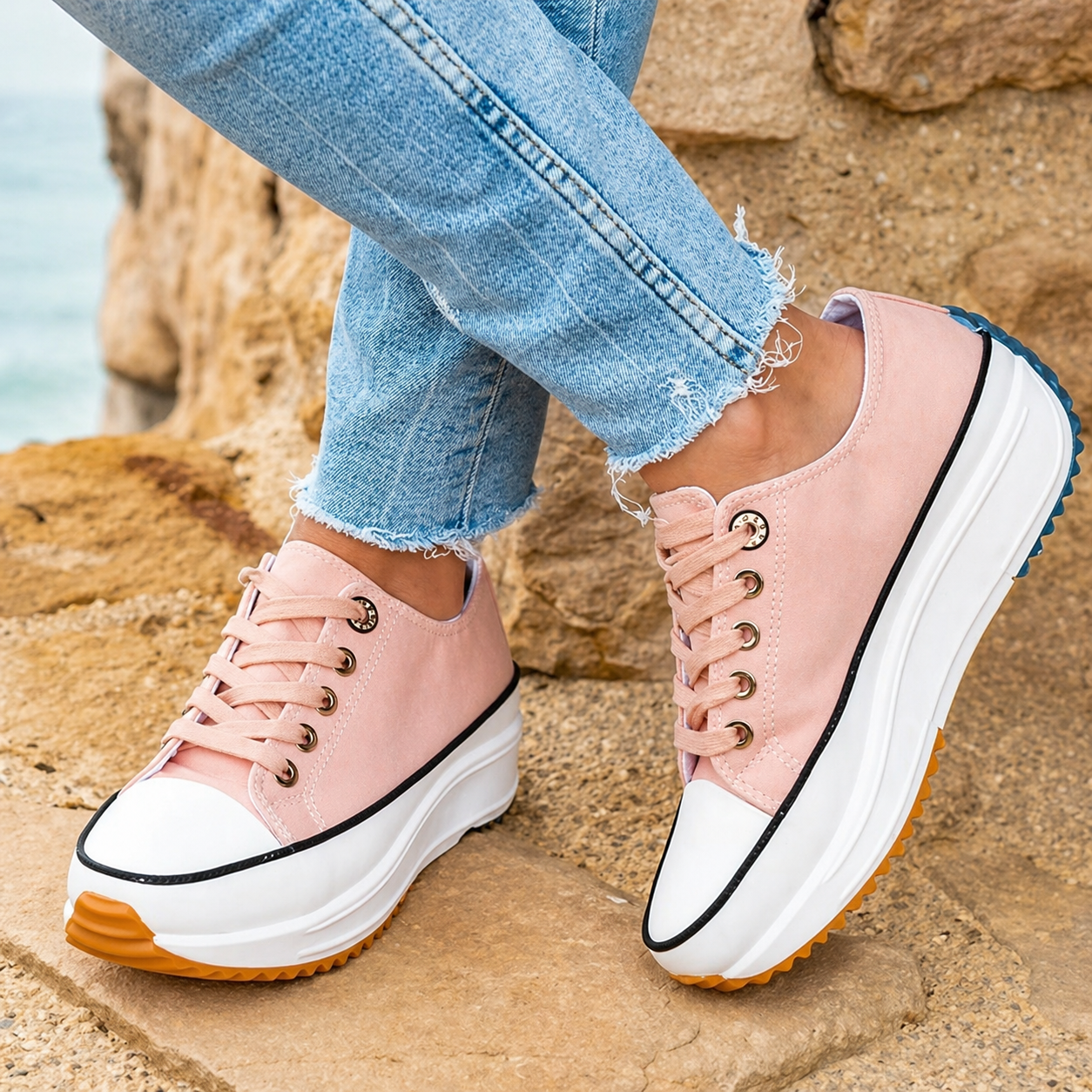 Avery | Platform Orthopedic Casual Sneakers with Cushioned Support