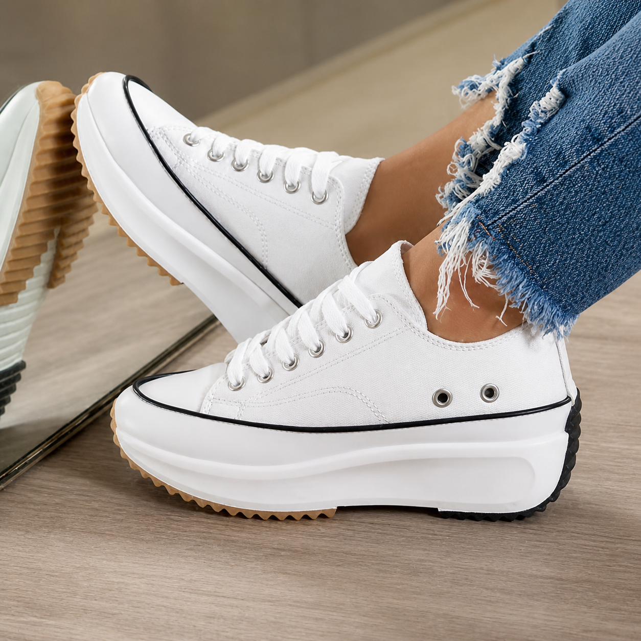 Avery | Platform Orthopedic Casual Sneakers with Cushioned Support