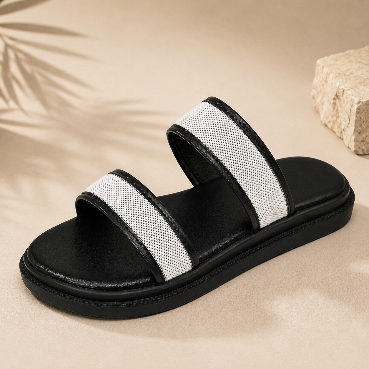 Kaelith | Women’s Orthopedic Double Strap Comfort Slide Sandals