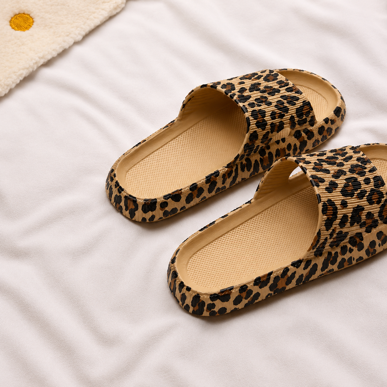 Kensley | Women’s Orthopedic Leopard Print Comfort Slides