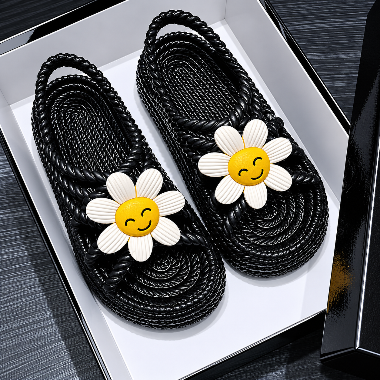 Kaiarose | Women’s Orthopedic Floral Woven Flat Sandals
