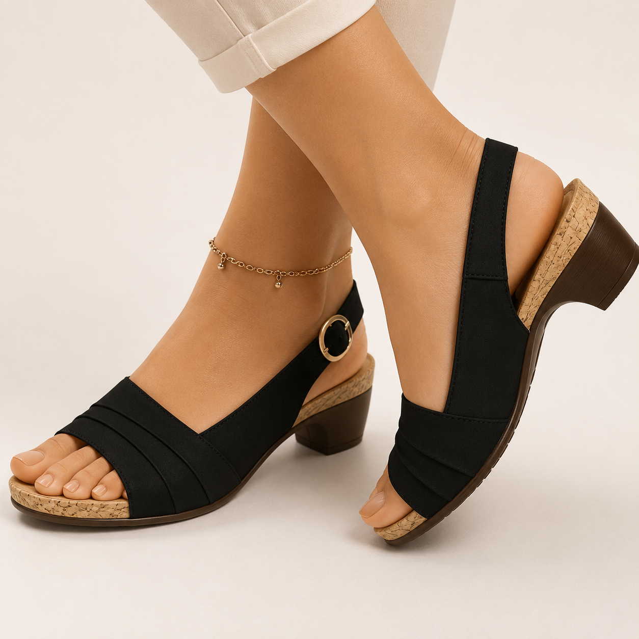 OrthoCare Summer Ankle-Strap Sandals - Unique Elegance And Comfort