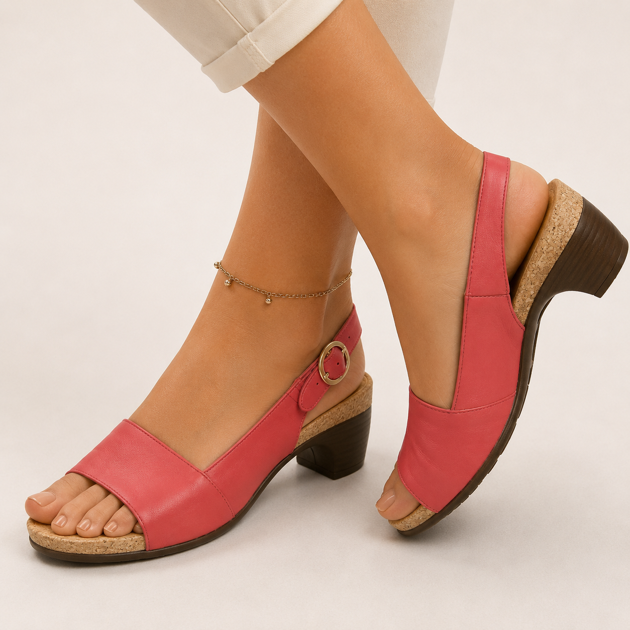 OrthoCare Summer Ankle-Strap Sandals - Unique Elegance And Comfort