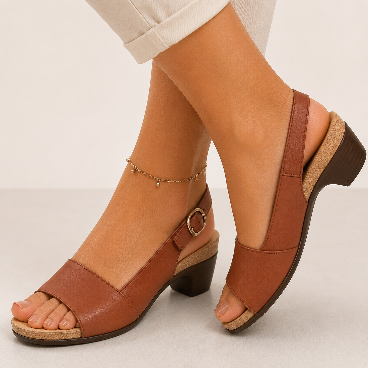 OrthoCare Summer Ankle-Strap Sandals - Unique Elegance And Comfort