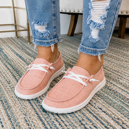 OrthoCare Women's Lace-Up Flat Casual Shoes