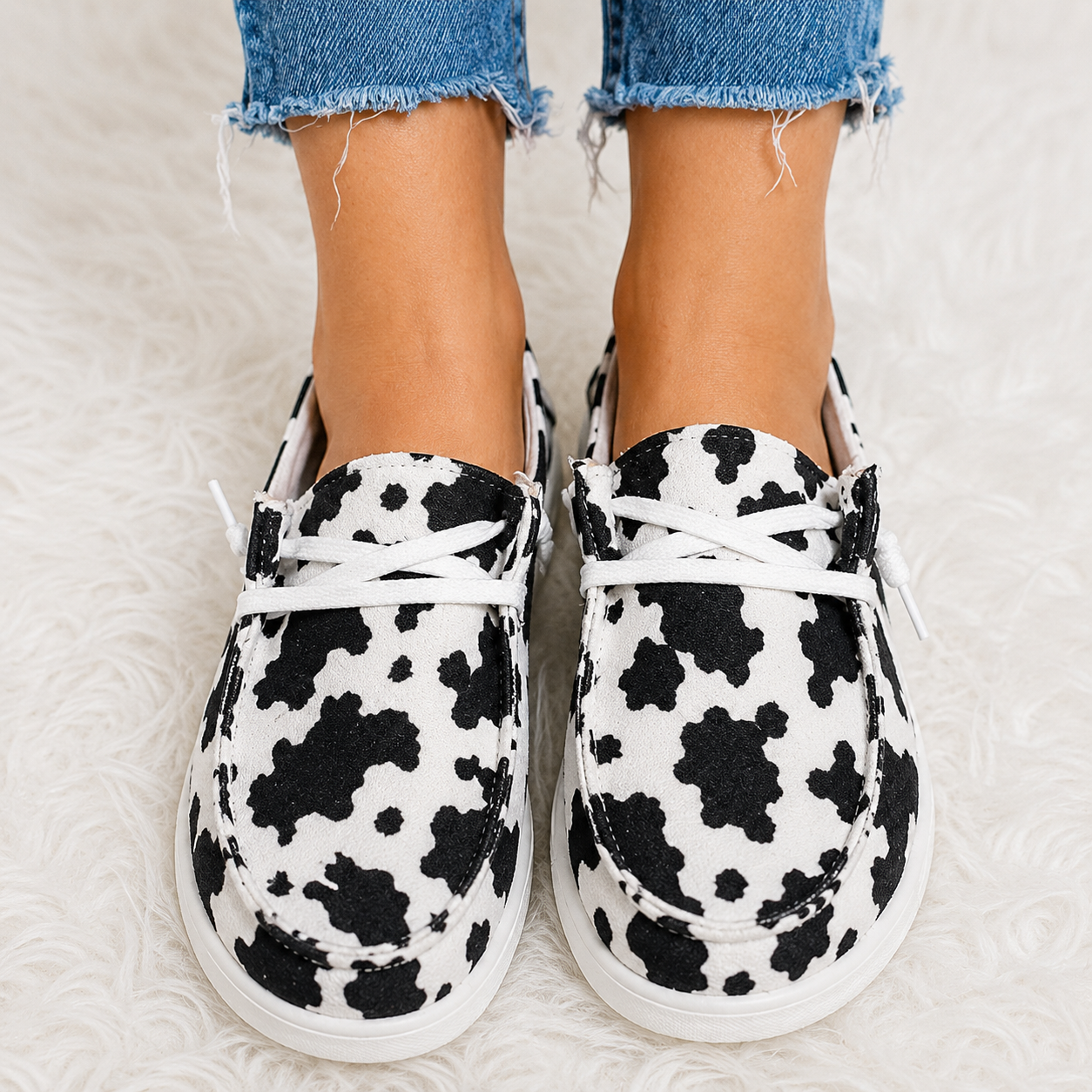 OrthoCare Women's Lace-Up Flat Casual Shoes