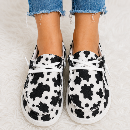 OrthoCare Women's Lace-Up Flat Casual Shoes