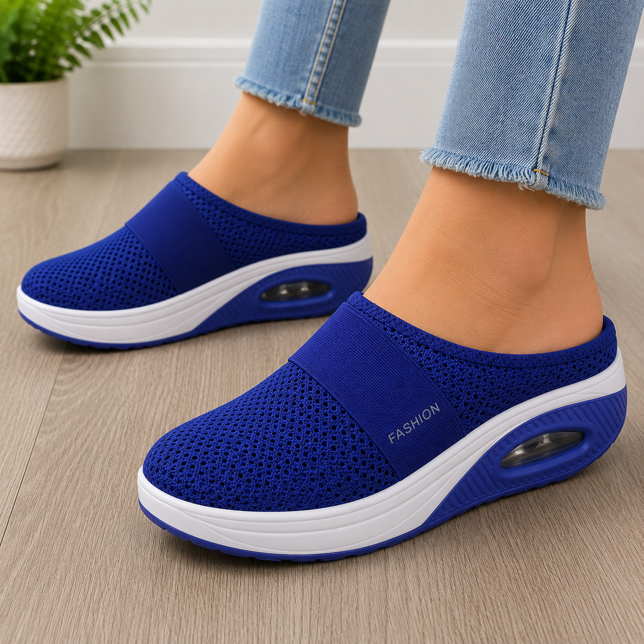 OrthoCare Mesh Slippers - Air Cushion Comfort