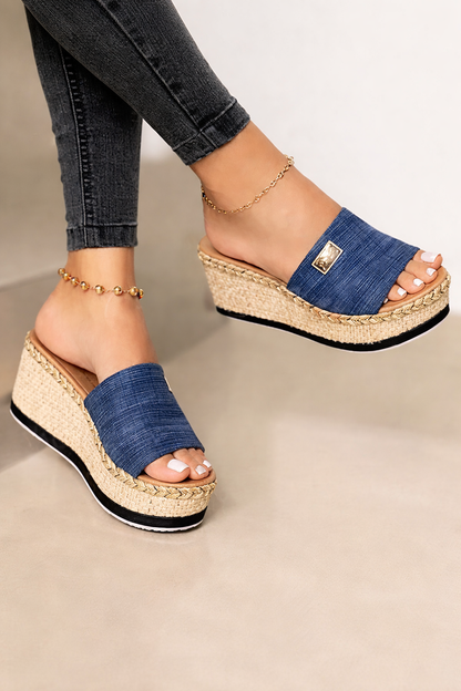 OrthoCare Platform Wedge Sandals - Unique Elegance