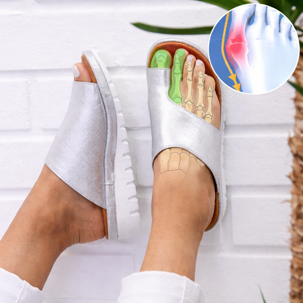 OrthoCare Summer Sandals - Unique Non-Slip Flip-Flops
