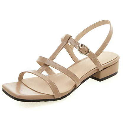 Willa | Orthopedic Low Heels Belts Above Casual Sandals
