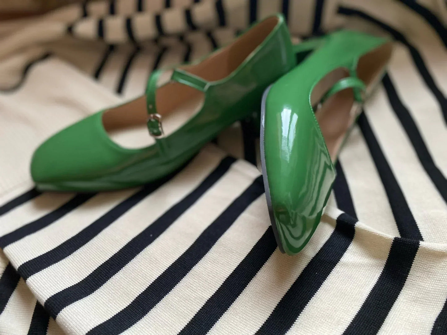 Eira | Women’s Orthopedic Patent Leather Mary Jane Block Heels