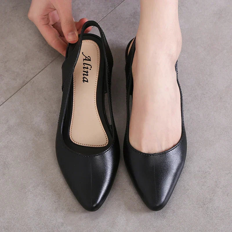 Callie | Orthopedic Slingback Low-Heel Pumps – Elegant Everyday Comfort