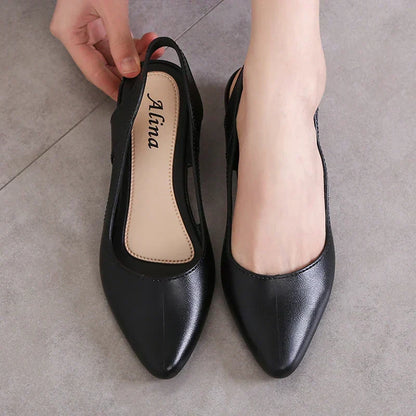 Callie | Orthopedic Slingback Low-Heel Pumps – Elegant Everyday Comfort