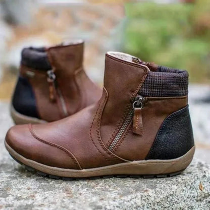 Danica | Orthopedic Zipper Ankle Boots with Non-Slip Sole