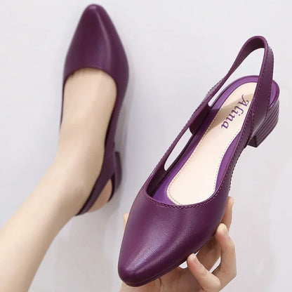 Callie | Orthopedic Slingback Low-Heel Pumps – Elegant Everyday Comfort