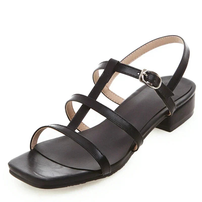 Willa | Orthopedic Low Heels Belts Above Casual Sandals