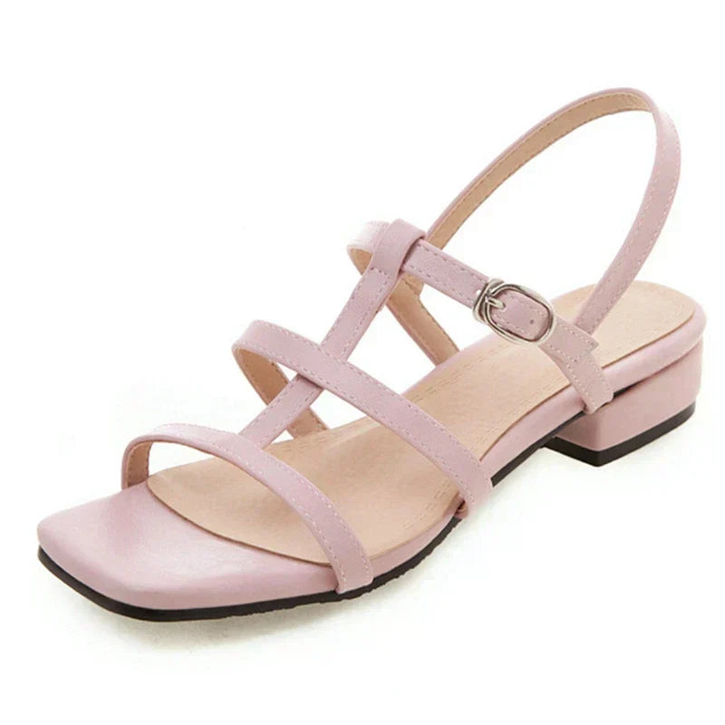 Willa | Orthopedic Low Heels Belts Above Casual Sandals