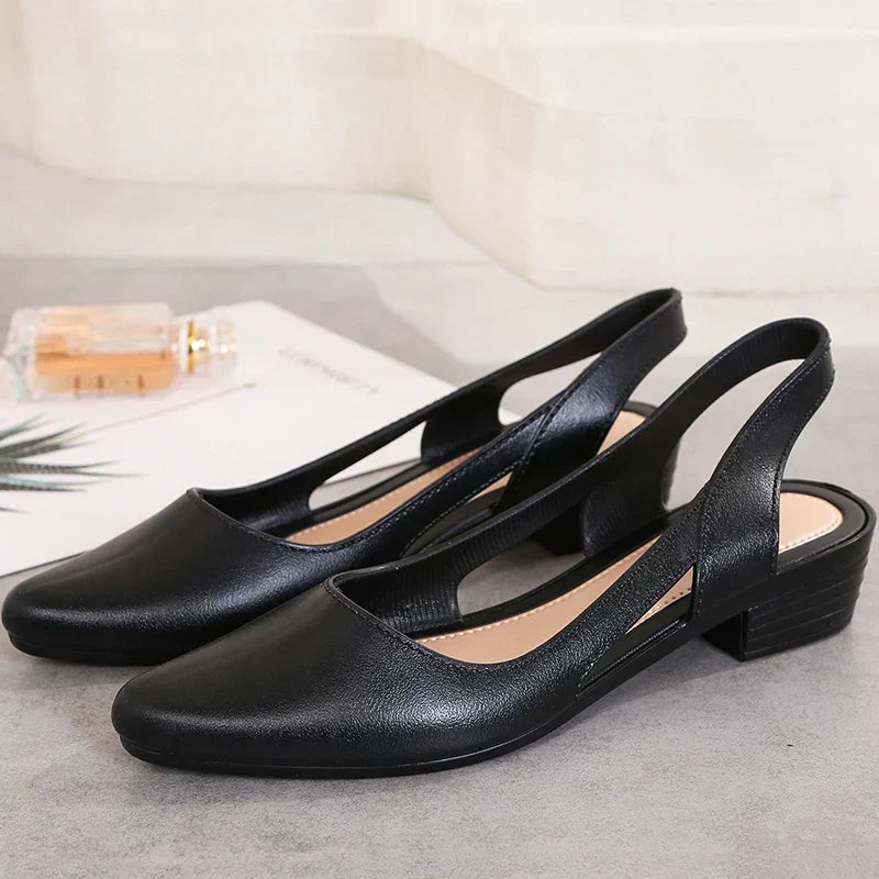 Callie | Orthopedic Slingback Low-Heel Pumps – Elegant Everyday Comfort