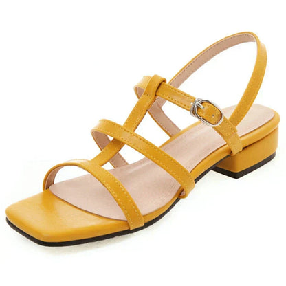 Willa | Orthopedic Low Heels Belts Above Casual Sandals