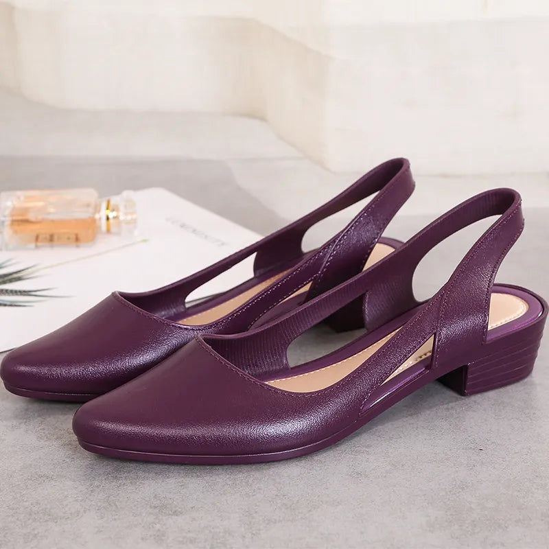Callie | Orthopedic Slingback Low-Heel Pumps – Elegant Everyday Comfort